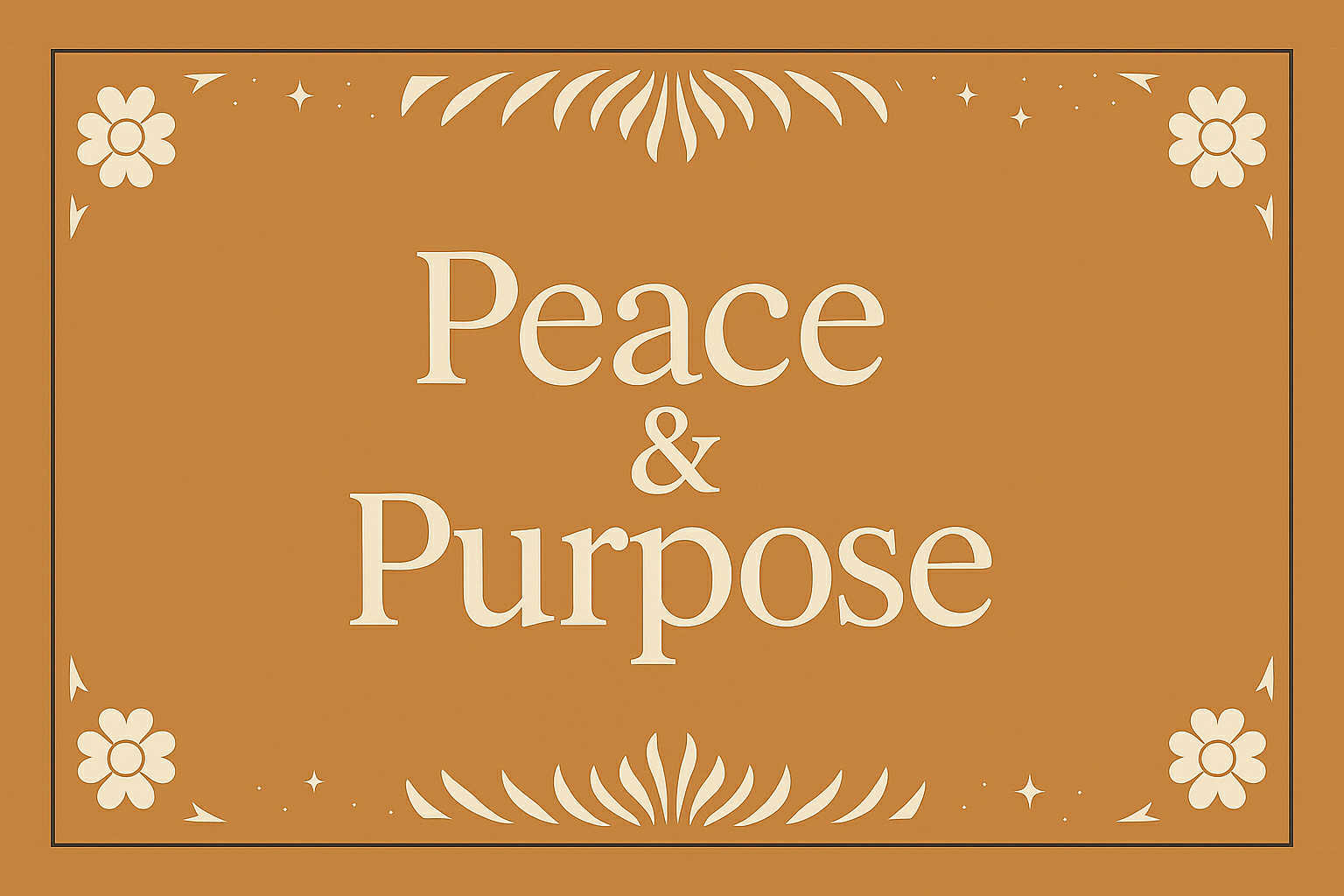 Peace & Purpose - profilový banner