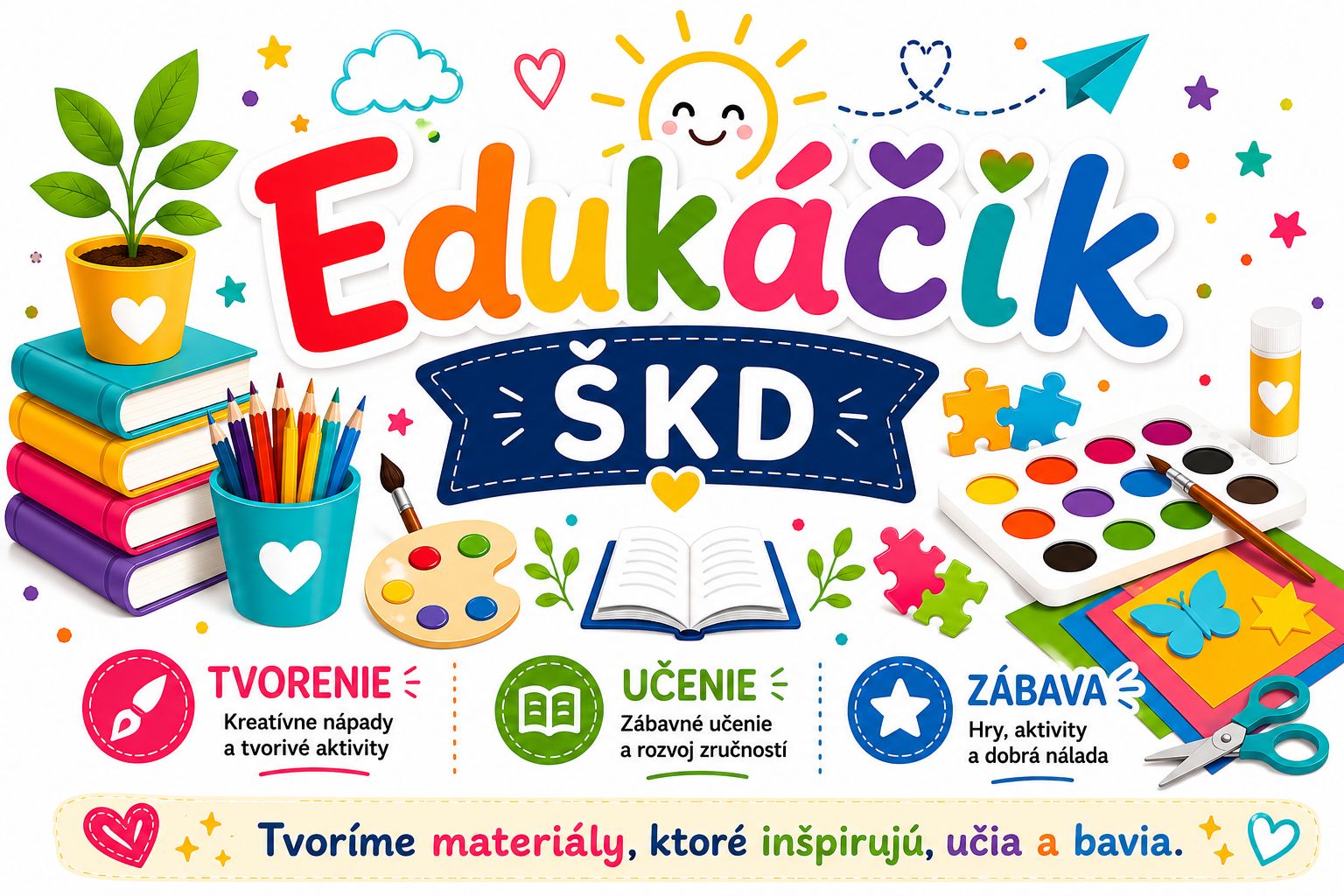 Edukáčik ŠKD - profilový banner