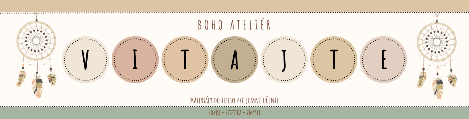 Boho Ateliér - profilový banner