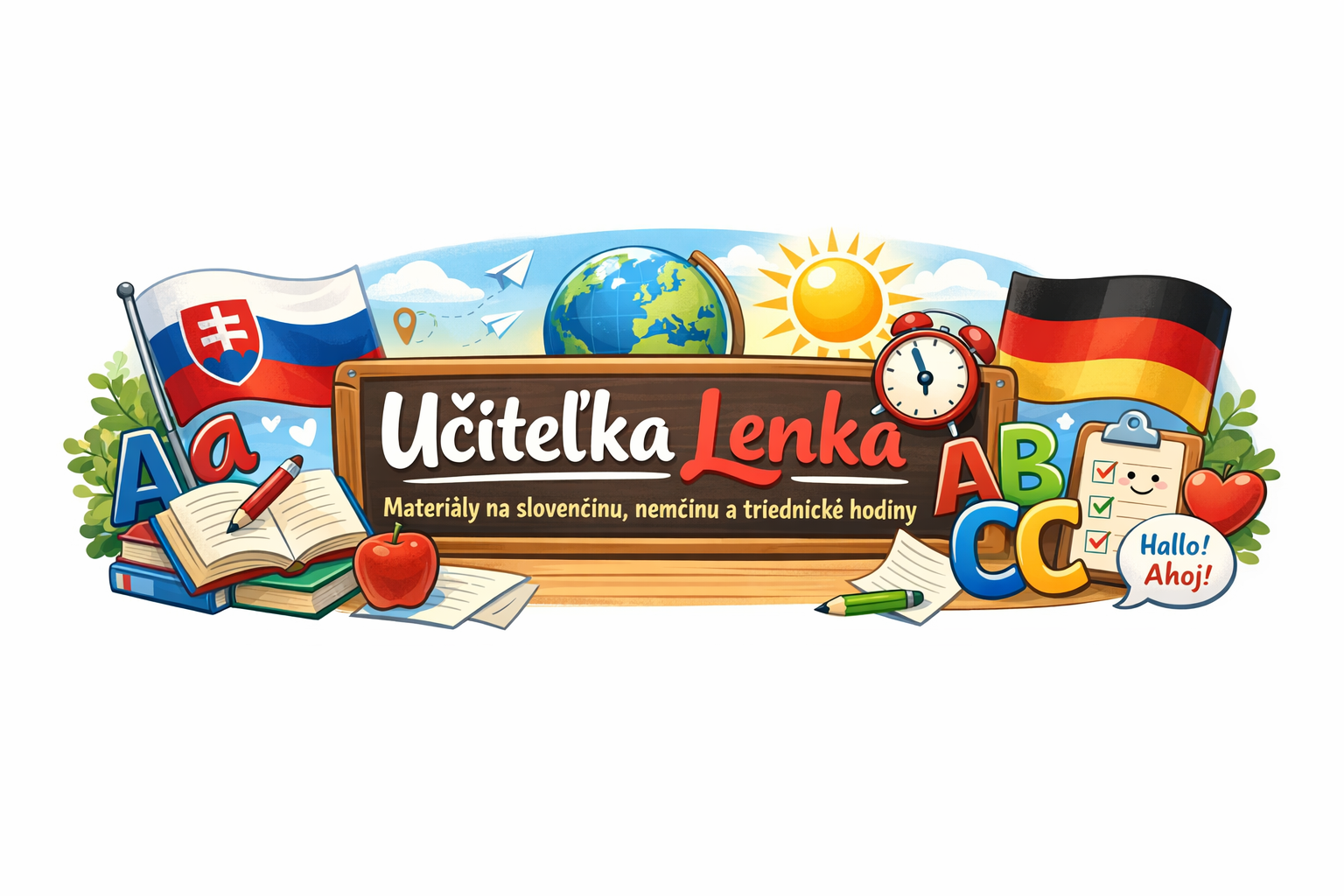 učiteľka Lenka - profilový banner