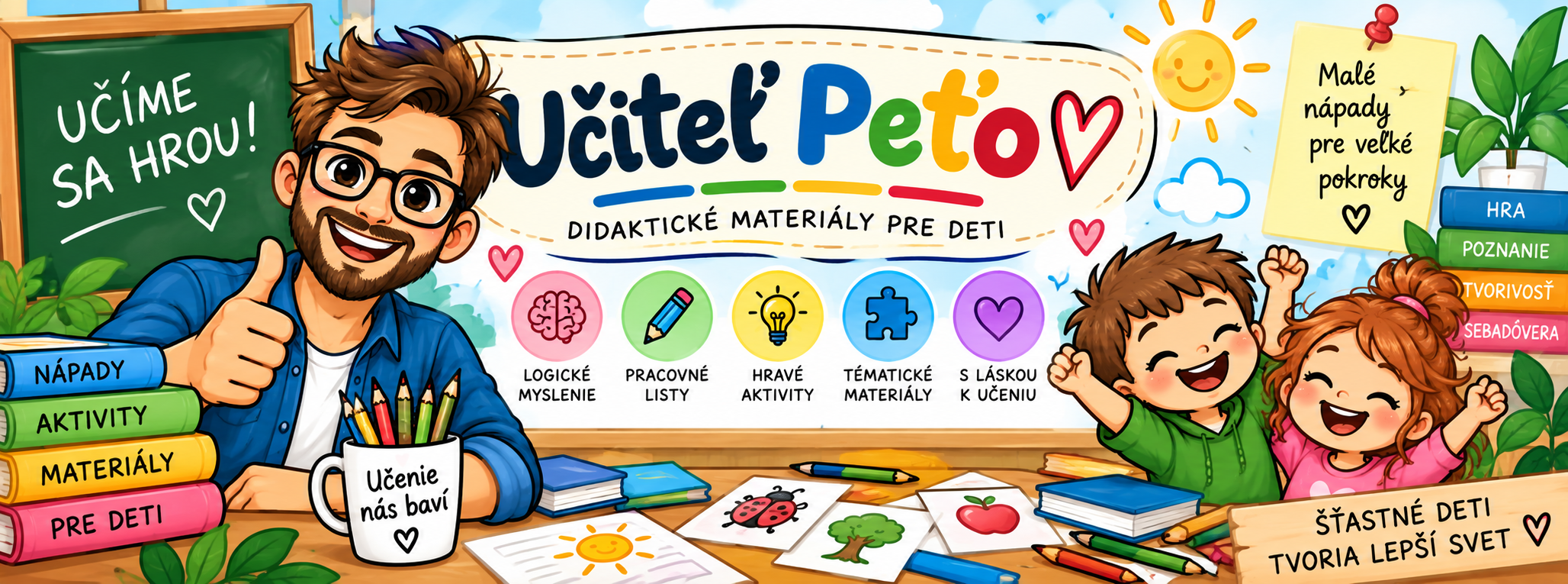 Učiteľ Peťo - profilový banner