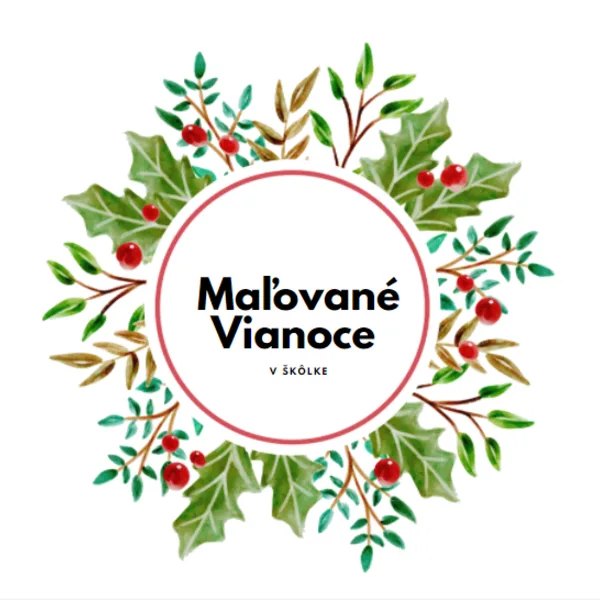 Maľované Vianoce v škôlke  1