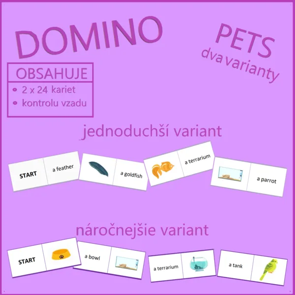 DOMINO – pets – dva varianty 1
