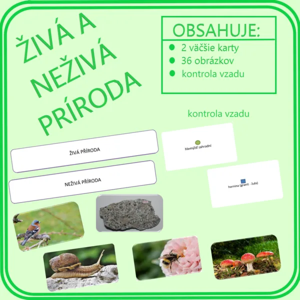 Živá a neživá príroda 1