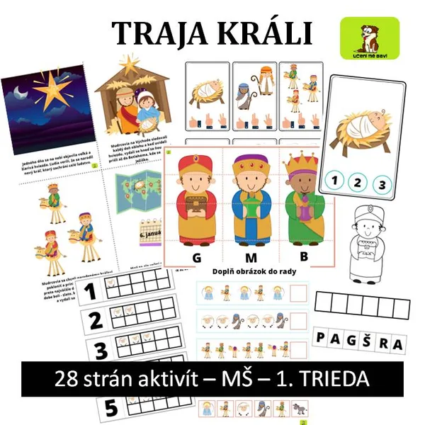 TRAJA KRÁLI - súbor aktivít 1