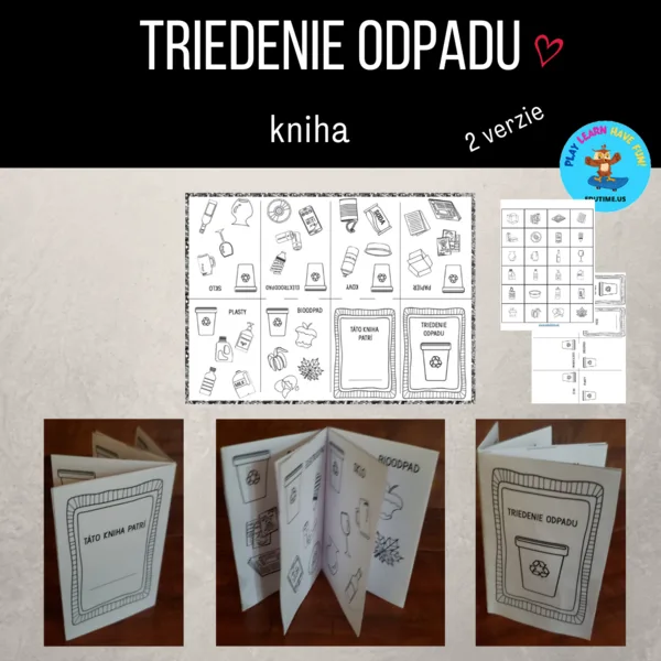 Triedenie odpadu - skladacia kniha 1