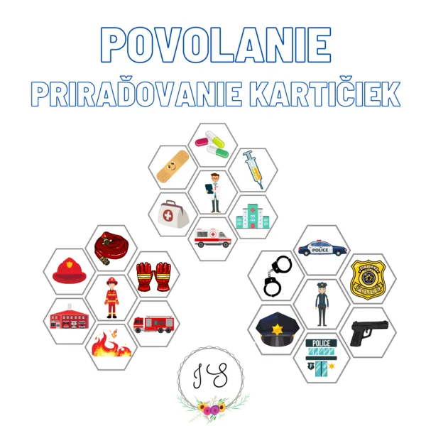 Povolanie - priraďovanie kartičiek 1