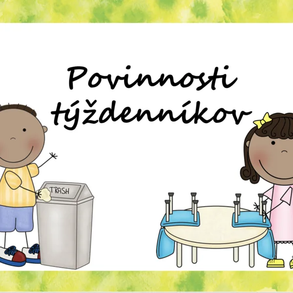 Pravidlá týždenníkov 1