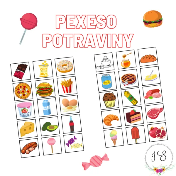 Potraviny - pexeso 1