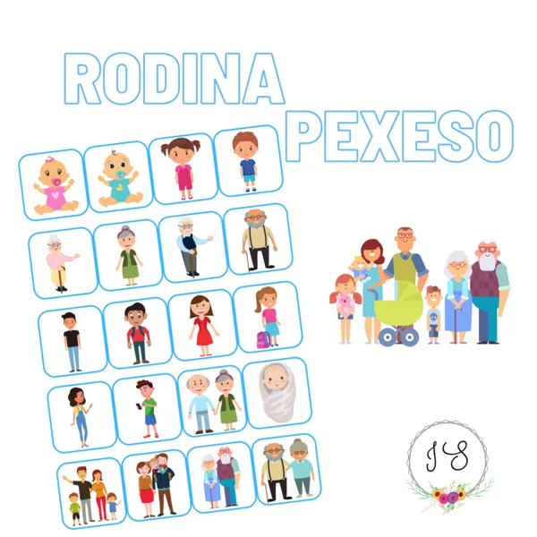 Rodina - pexeso 1