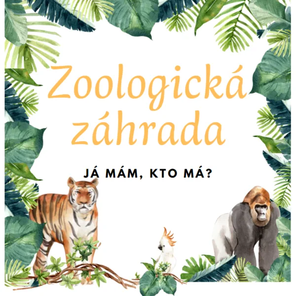 Já mám, kto má - Zoologická záhrada 1