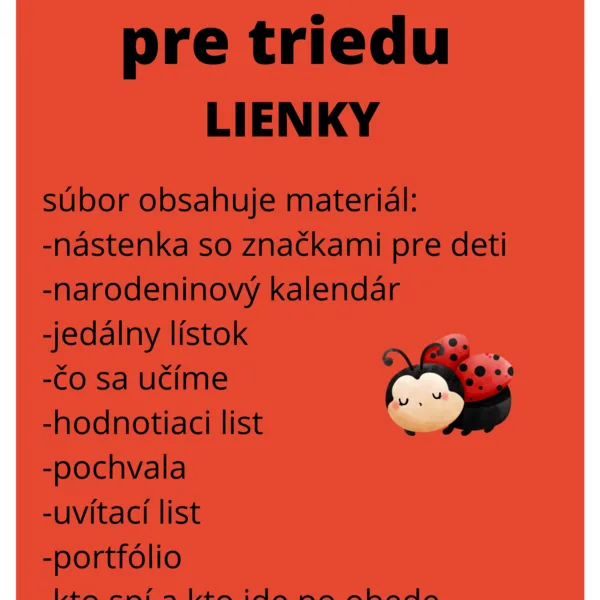 Trieda lienky 1