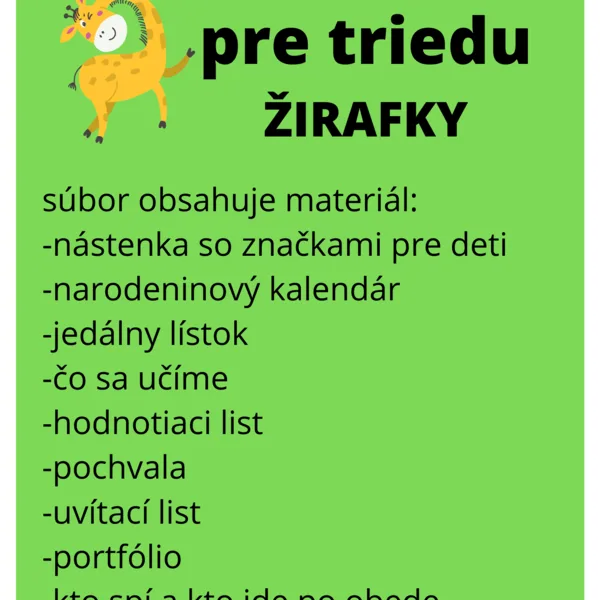 Trieda žirafy 1