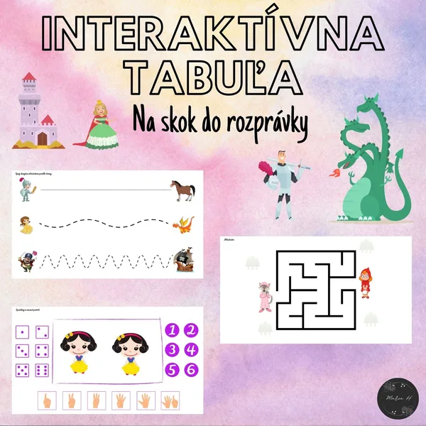 Na skok do rozprávky, interaktívna tabuľa 1