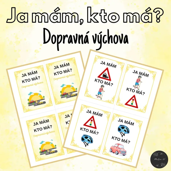 Ja mám, kto má? Dopravná výchova 1