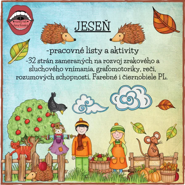 JESEŇ: PRACOVNÉ LISTY A AKTIVITY  1