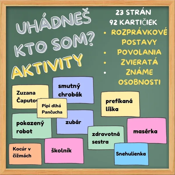 Uhádneš kto som?  1