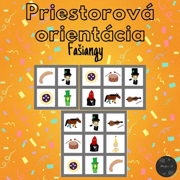 Fašiangy, priestorová orientácia 1
