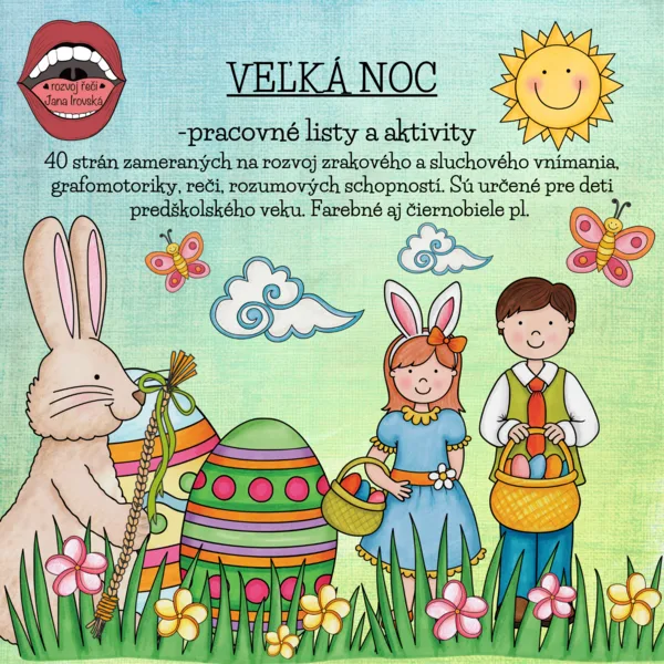 VEĽKÁ NOC: pracovné listy a aktivity  1