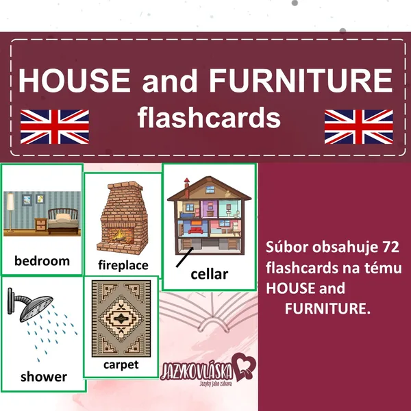 House and furniture flashcards 1
