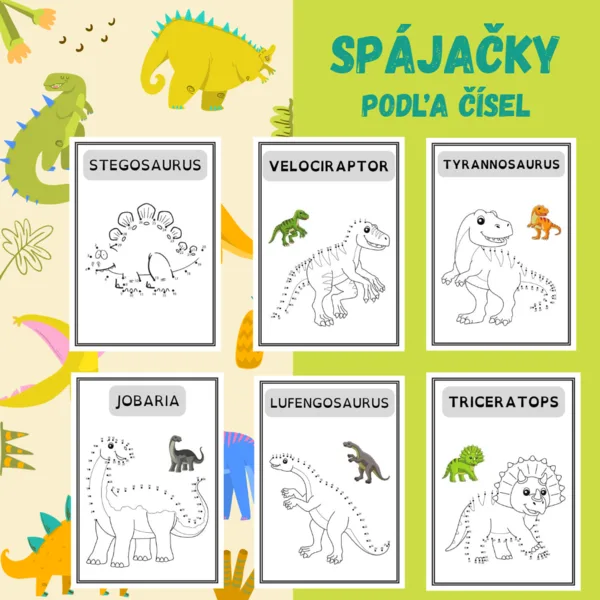 DINOSAURY - spájačky 1