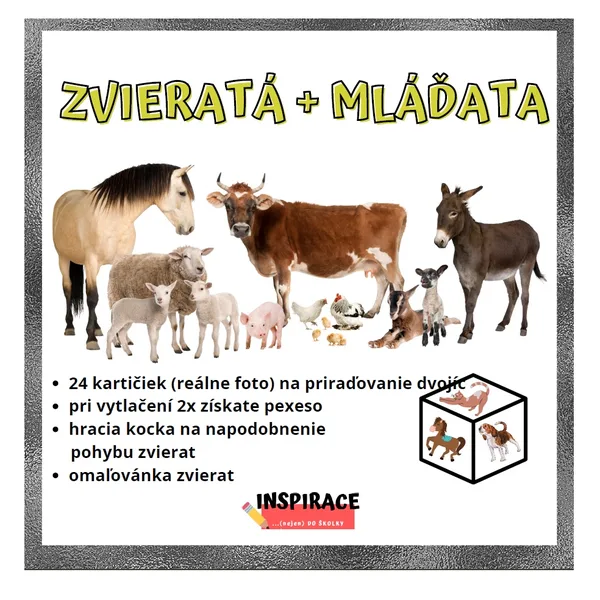 ZVIERATÁ + MLÁĎATA 1