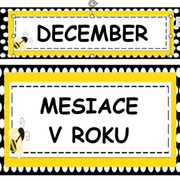 Mesiace VČIELKA 1