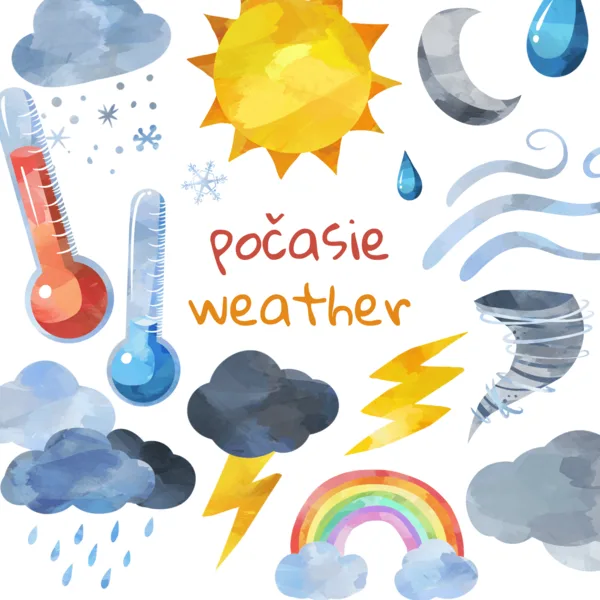 POČASIE (weather) - kartičky 1