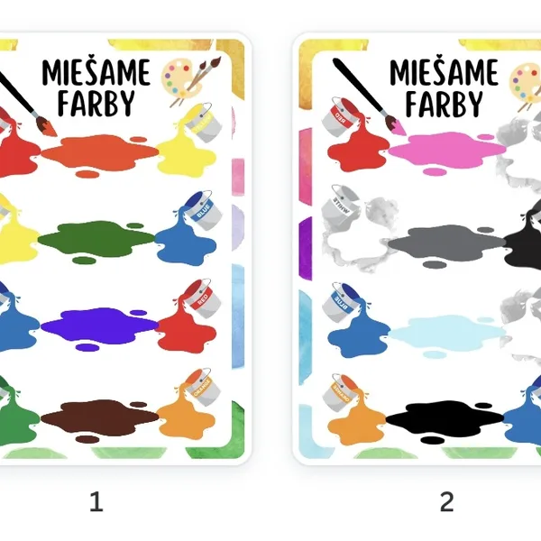 Miešanie farieb 1