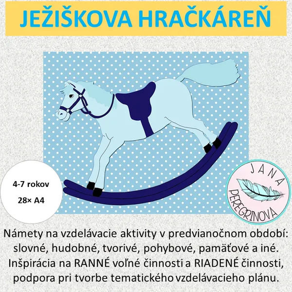 JEŽIŠKOVA HRAČKÁREŇ – námety na činnosti v PREDVIANOČNOM OBDOBÍ 1
