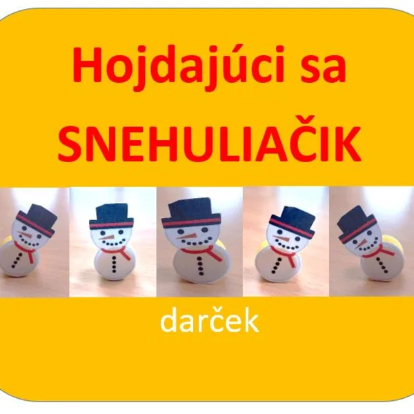Tancujúci  SNEHULIAČIK - darček  1