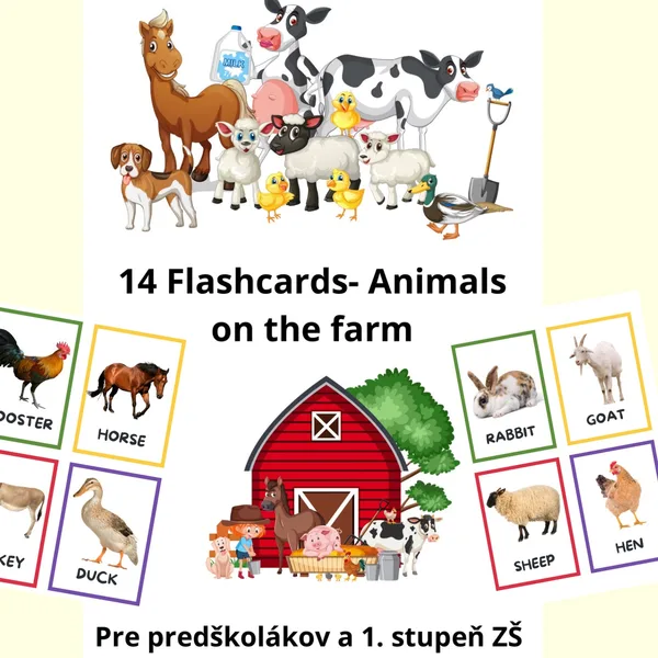 Flashcards - Animal on the farm 1