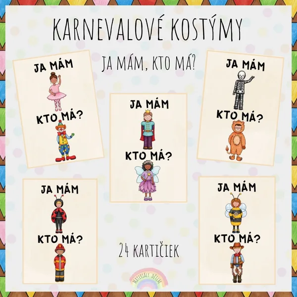 Ja mám, kto má? Karnevalové kostýmy 1