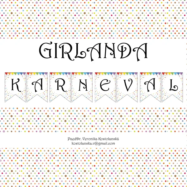 GIRLANDA- KARNEVAL 1