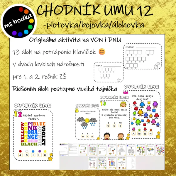 CHODNÍK UMU 1,2 plotovka, bojovka, úlohovka 1