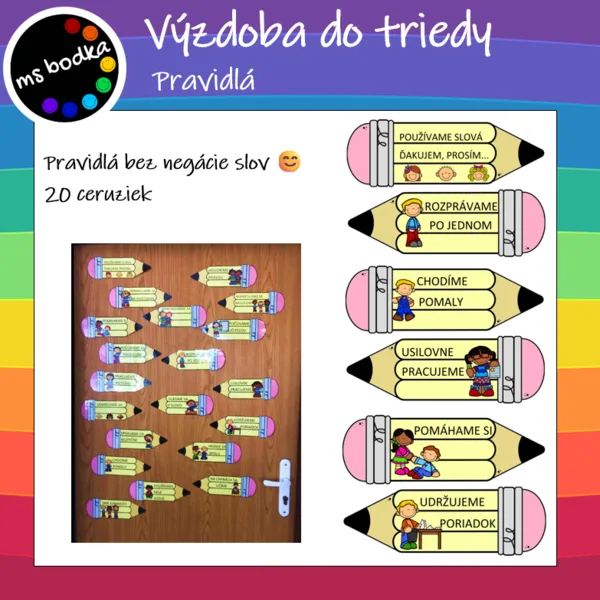 Pravidlá triedy CERUZKY 1