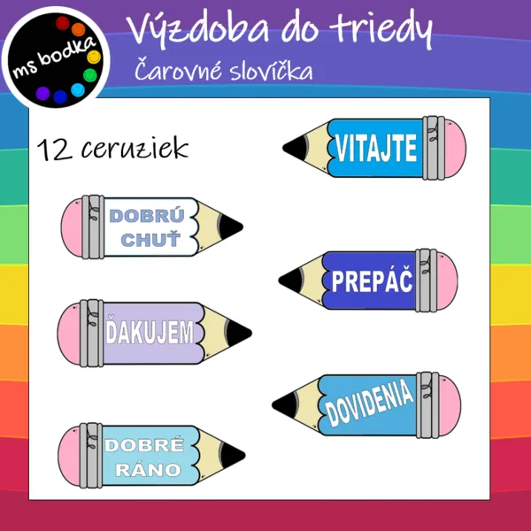 Čarovné slovíčka CERUZKY 1