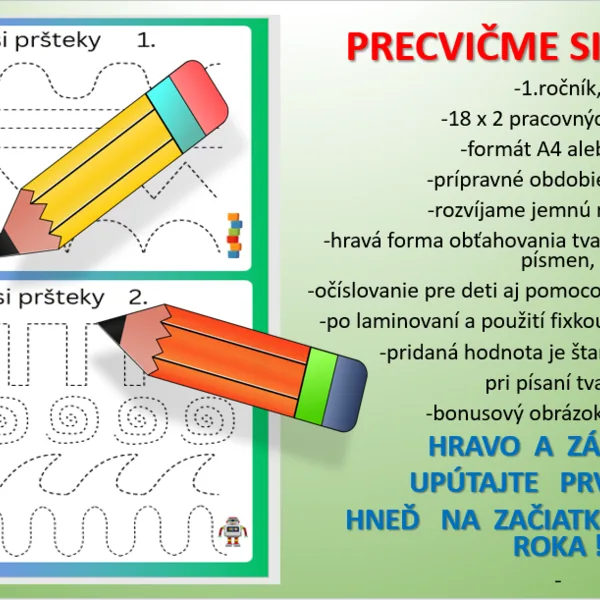 PRECVIČME SI PRŠTEKY V 1.ročníku 1