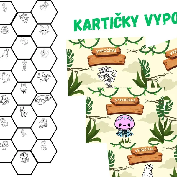 Kartičky - vypočítaj 1