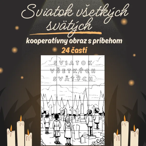 Sviatok všetkých svätých - kooperatívny obraz s príbehom 1