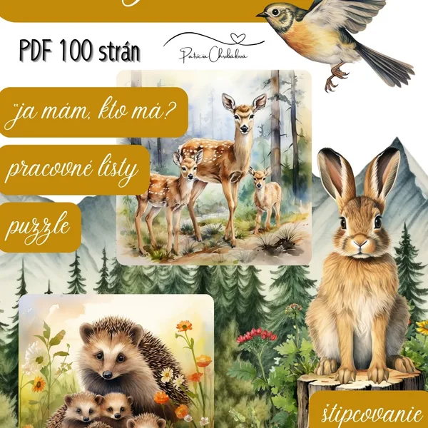 Lesné zvieratká 1