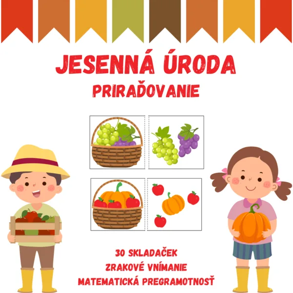 JESENNÁ ÚRODA - priraďovanie 1