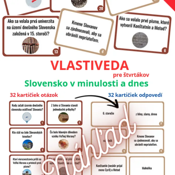 Vlastiveda - Slovensko v minulosti a dnes 1