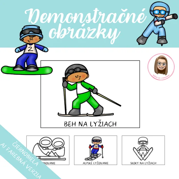 ZIMNÉ ŠPORTY - demonstračné obrázky 1