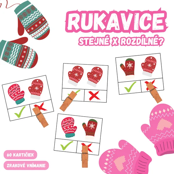 RUKAVICE - rovnaké x rozdielne? 1