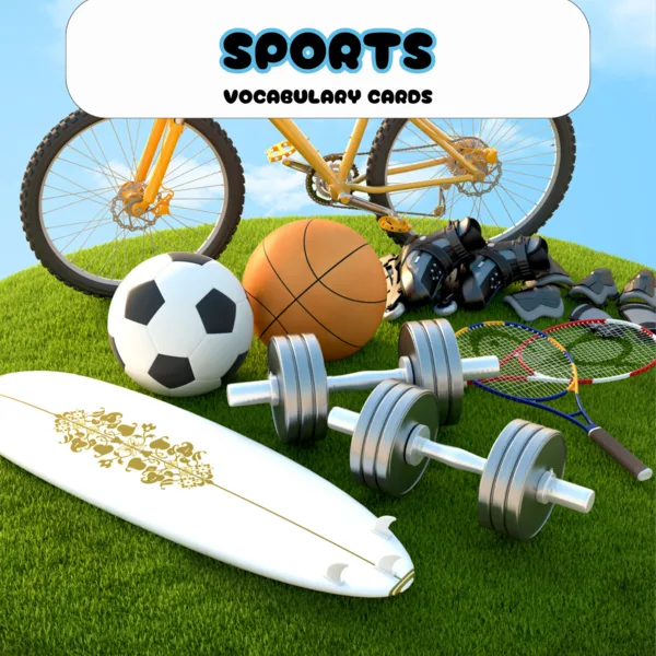 Sports vocabulary cards 1