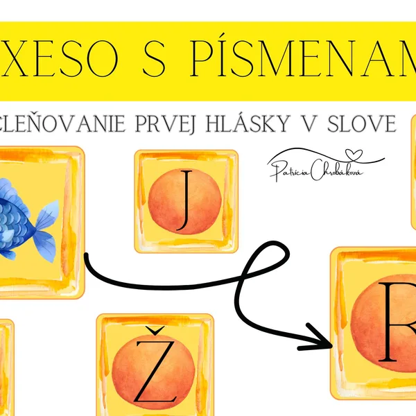 Pexeso s písmenami 1