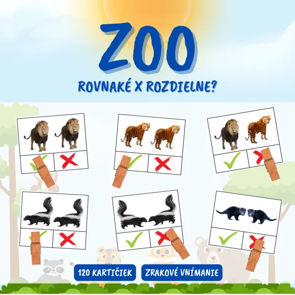 ZOO - brožúra - rovnaké x rozdielne? 1