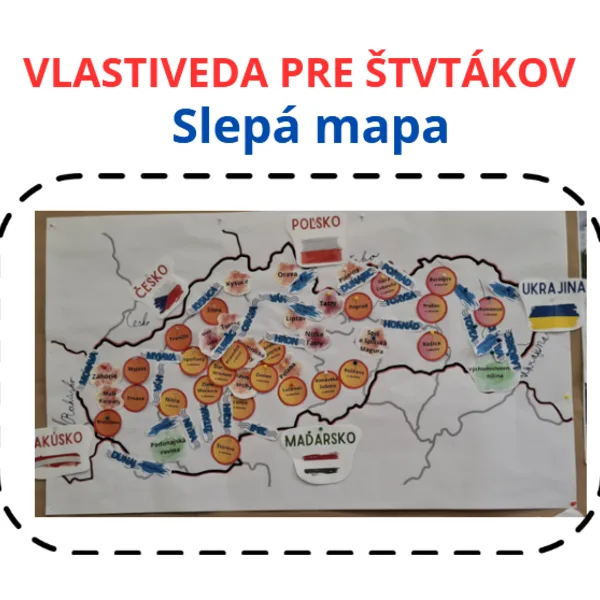 Vlastiveda 4 - Slepá mapa 1