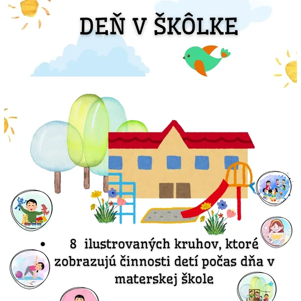 Deň v škôlke-režim v MŠ 1